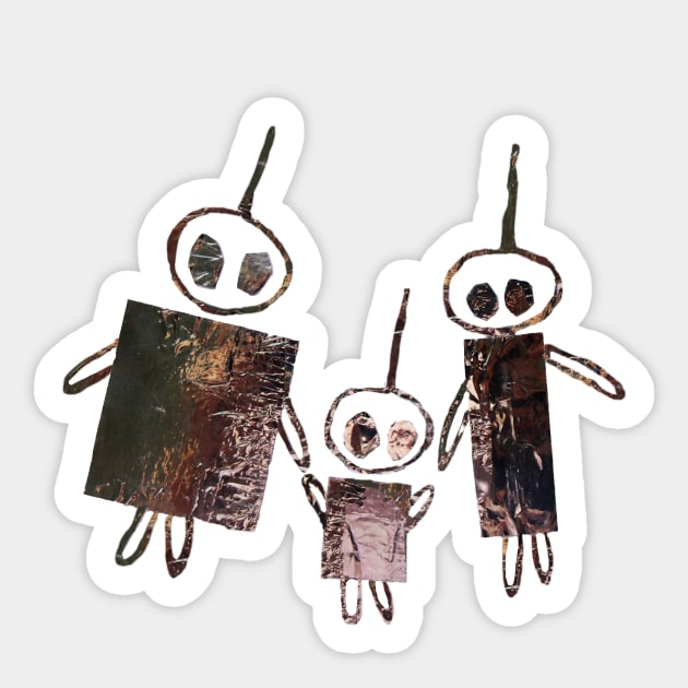 Alien Sticker by Kuhtina